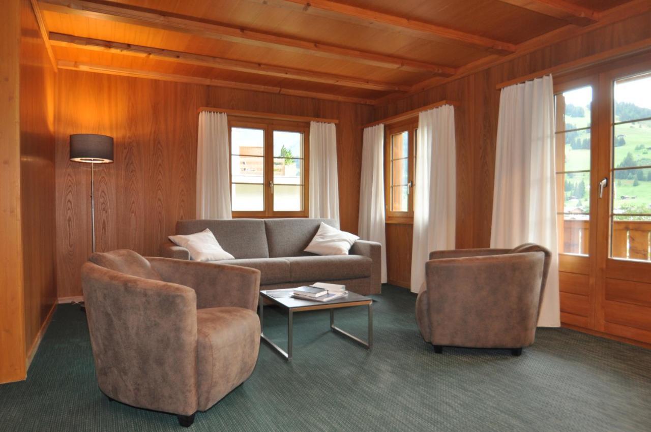 Ferienwohnungen Hotel Alpina Adelboden Exteriér fotografie